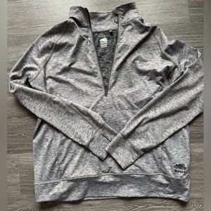 Roots Gray Zip-Up Hoodie